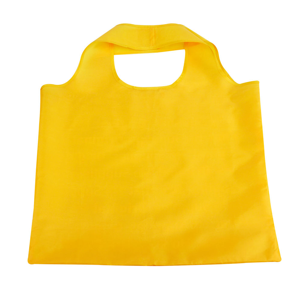 Складна сумка для покупок з поліестеру, колір жовтий