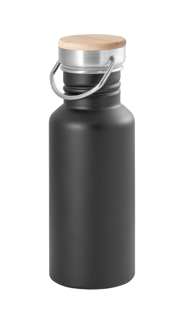 OASIS. Пляшка з нержавіючої сталі 540 мл, колір чорний