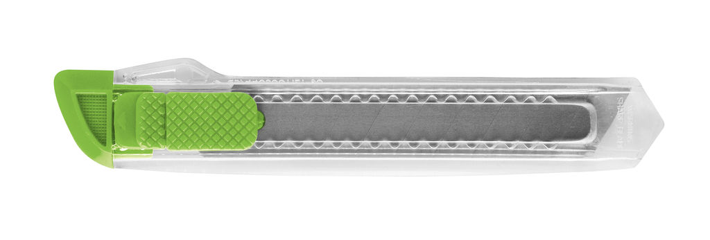 Канцелярский нож, цвет светло-зеленый