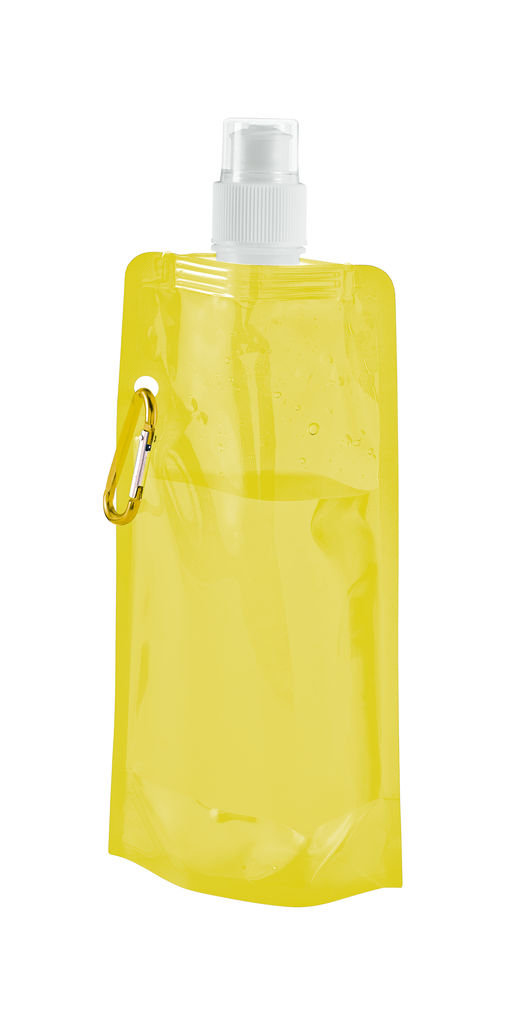 Складная бутылка, цвет желтый