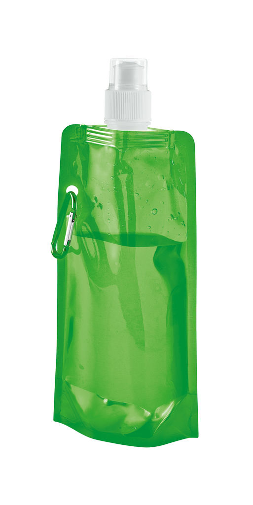 Складная бутылка, цвет светло-зеленый