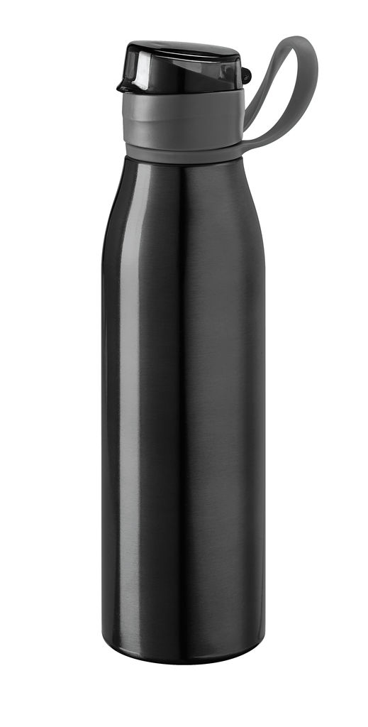 KORVER. Пляшка для спорту 650 мл, колір чорний