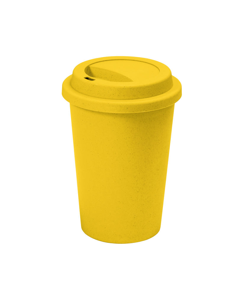BACURI. Чашка для путешествия, цвет желтый
