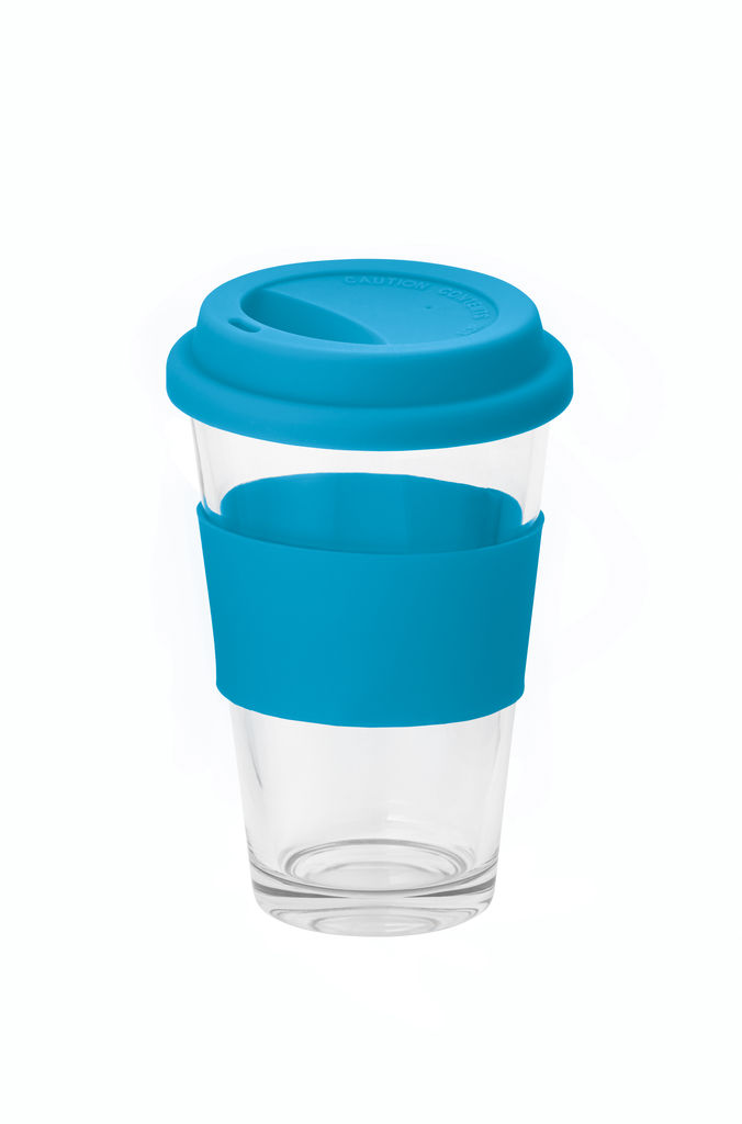BARTY. Чашка для путешествия 330 мл, цвет голубой