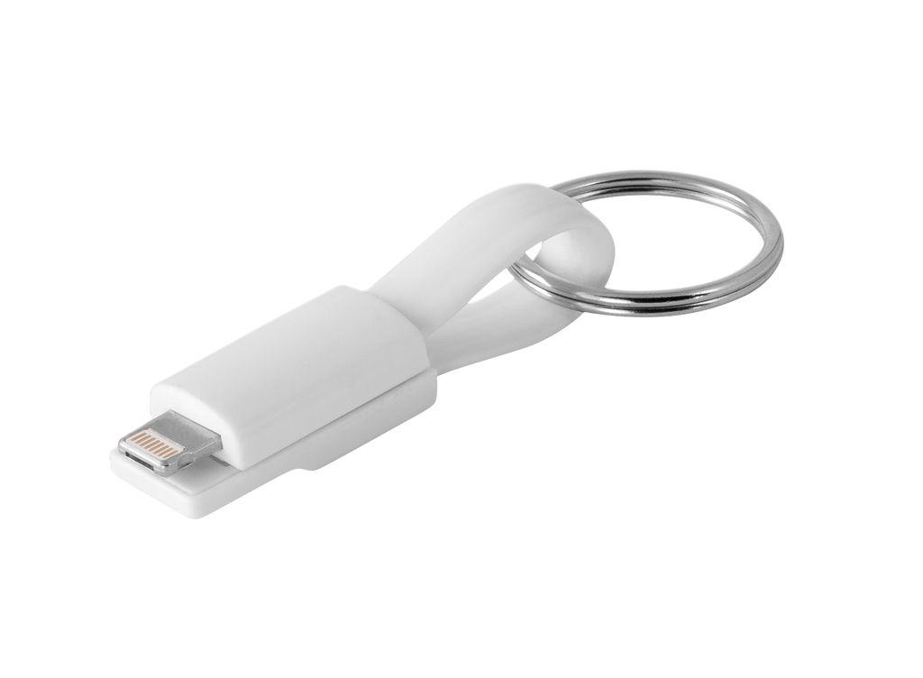 USB-кабель з роз'ємом 2 в 1, колір білий