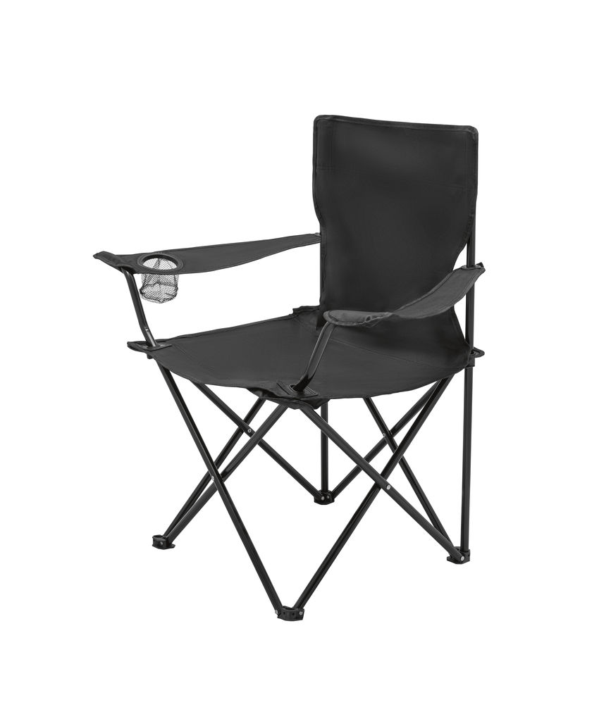 Складаний стілець, колір чорний