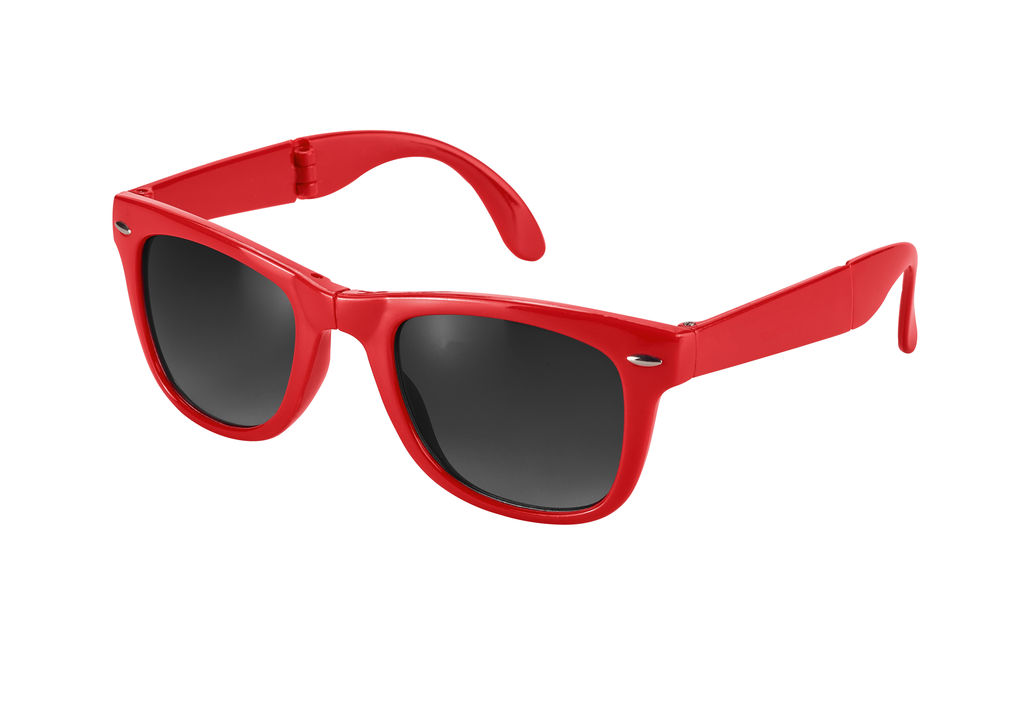 Складные солнцезащитные очки, цвет красный