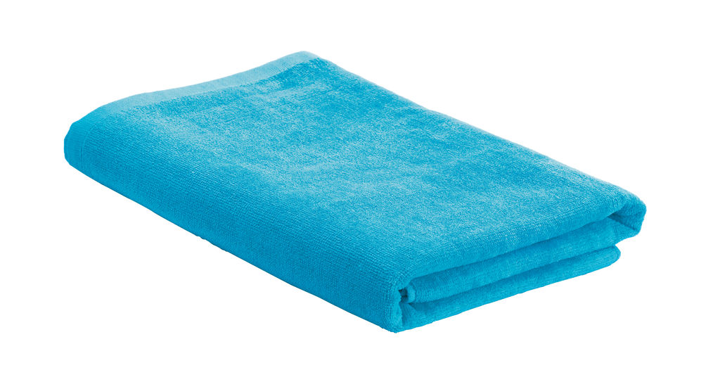 Пляжное полотенце, цвет голубой