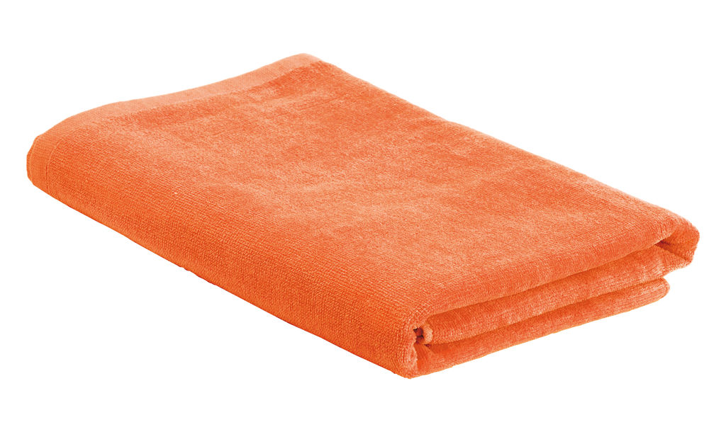 Пляжное полотенце, цвет оранжевый