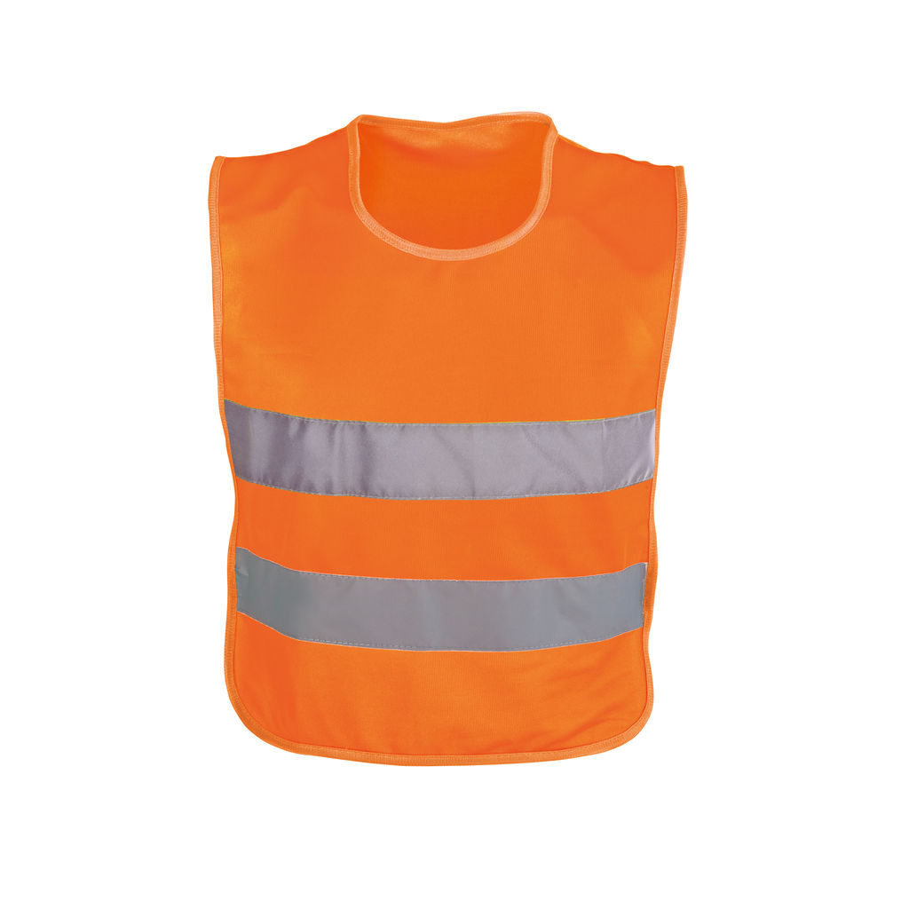 Светоотражающий жилет для детей, цвет оранжевый