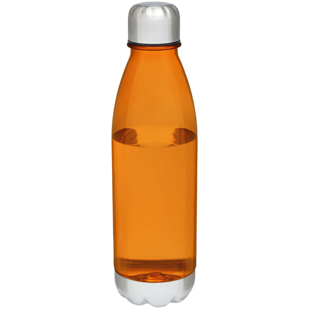Пляшка спортивна Cove, колір помаранчевий прозорий