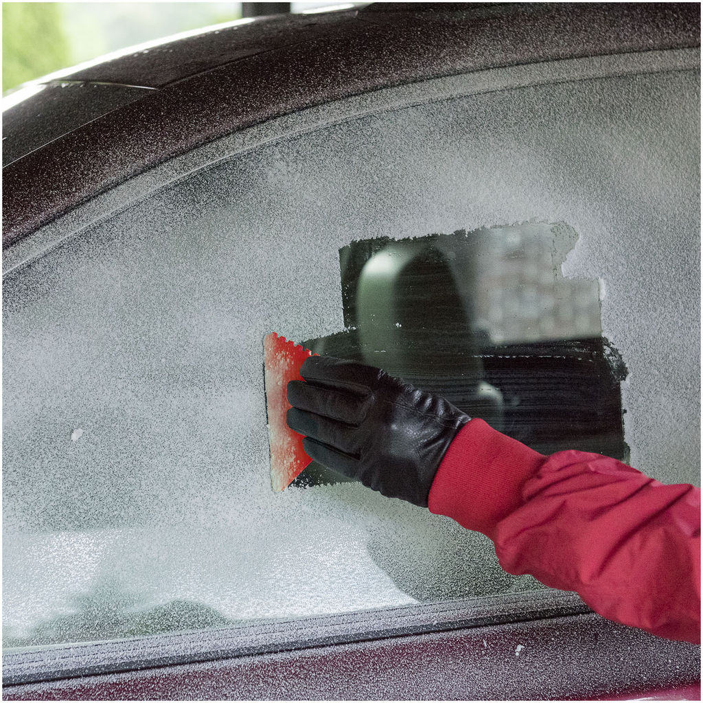 Скребок трикутний Frosty 2.0, колір червоний - 10425221- Фото №3