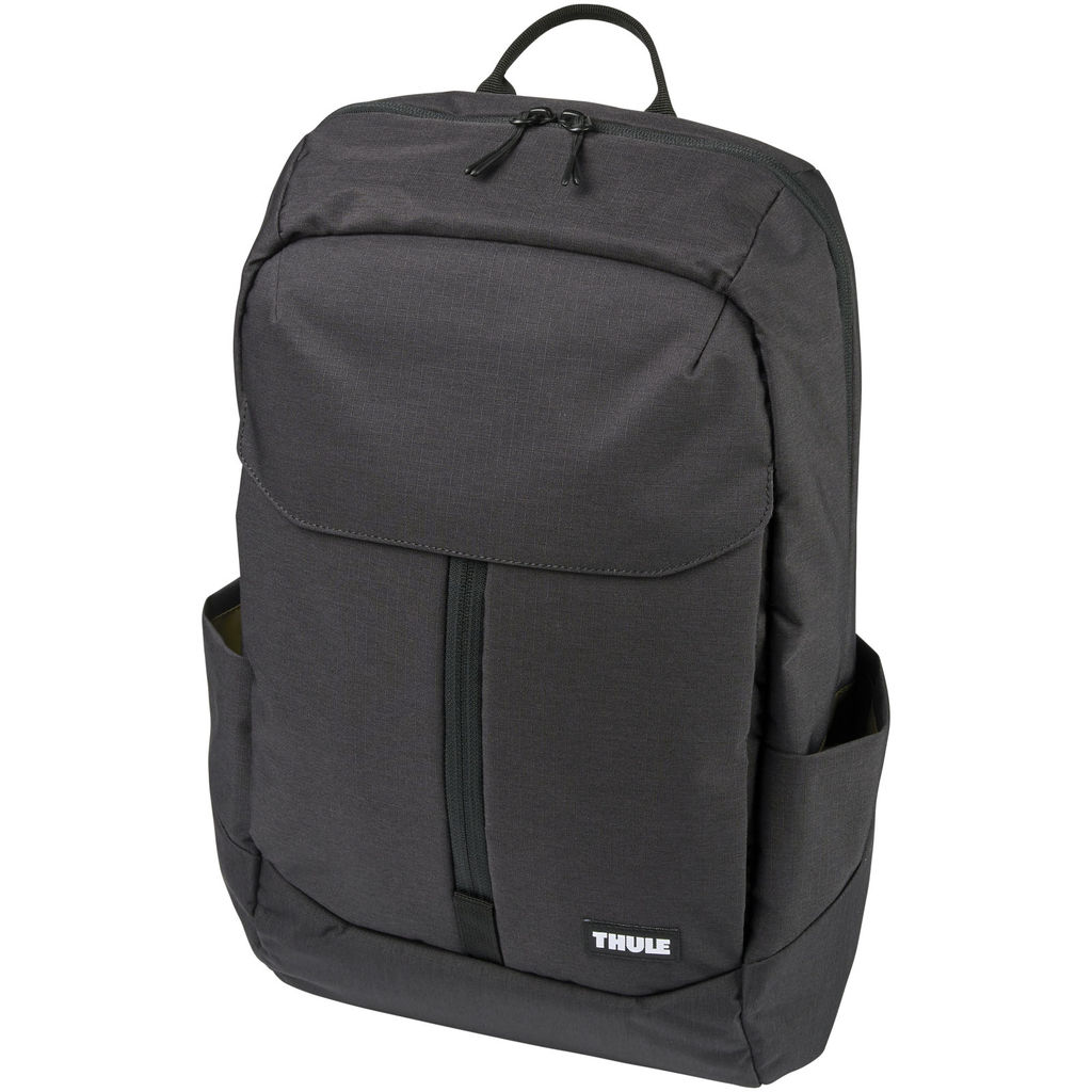 Рюкзак для ноутбука Lithos, колір суцільний чорний