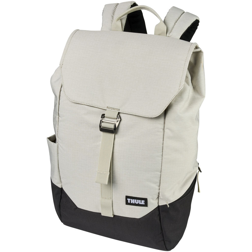 Рюкзак для ноутбука Lithos, колір натуральний, суцільний чорний