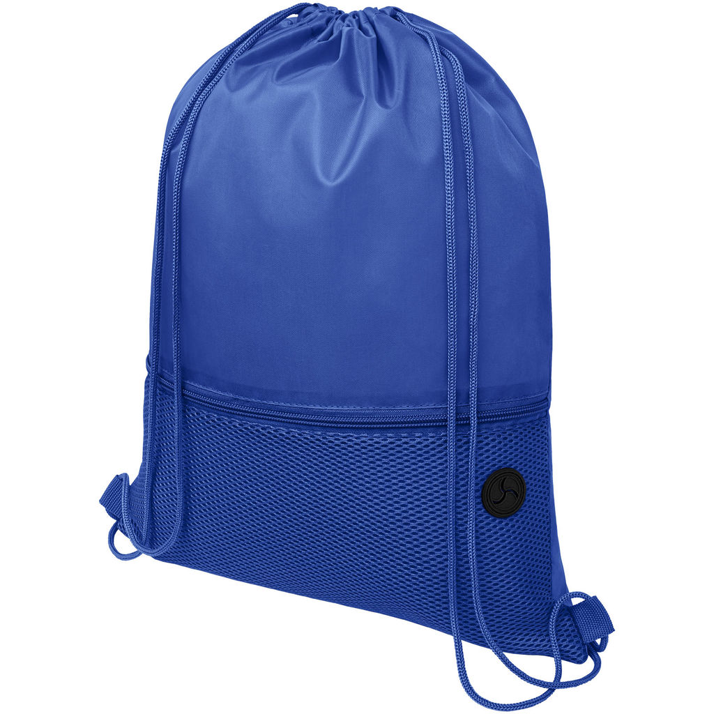 Рюкзак сітчастий на шнурках Oriole, колір яскраво-синій