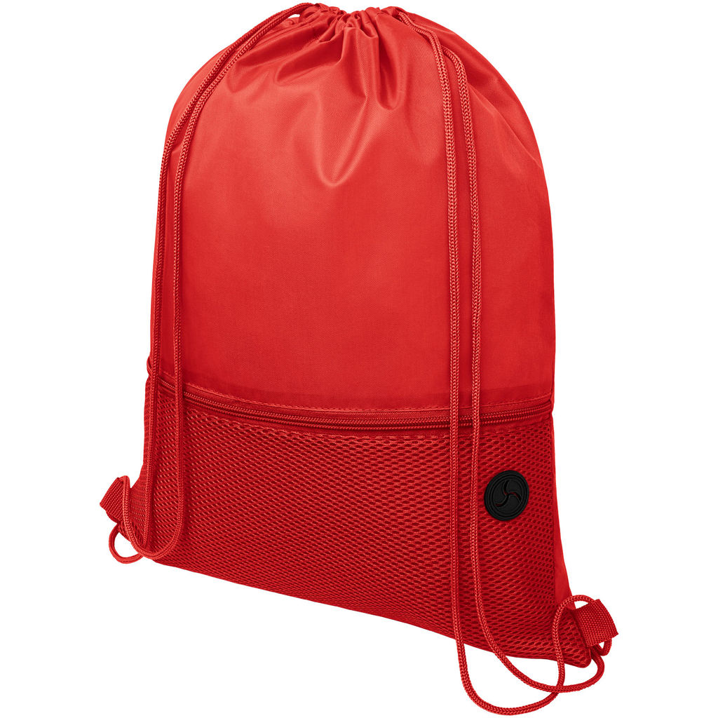 Рюкзак сітчастий на шнурках Oriole, колір червоний