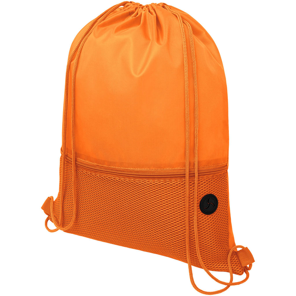 Рюкзак сітчастий на шнурках Oriole, колір помаранчевий