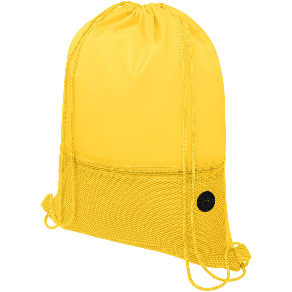 Рюкзак сітчастий на шнурках Oriole, колір жовтий