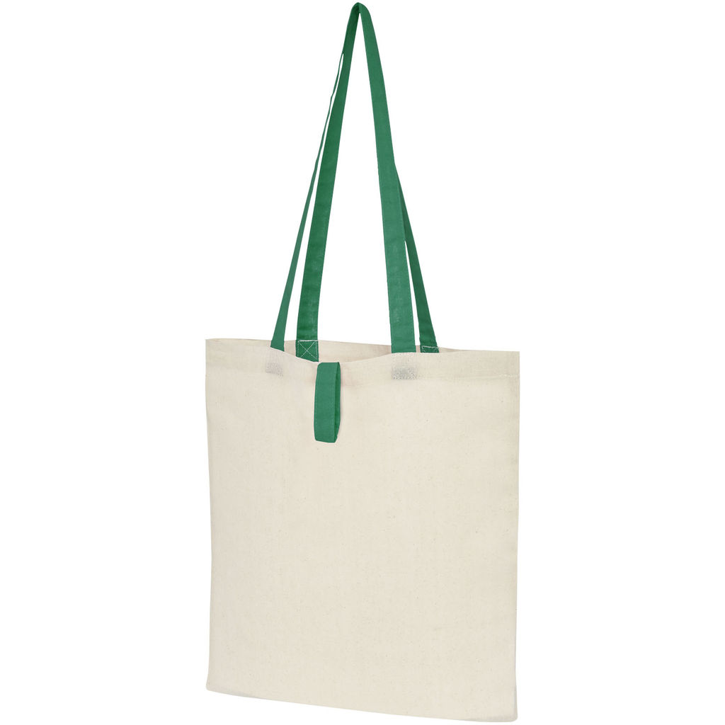Еко-сумка складана Nevada, колір натуральний, зелений