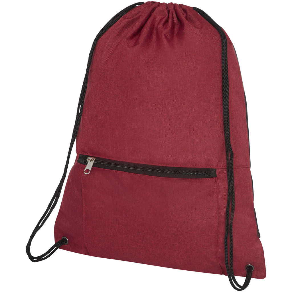 Рюкзак складной на шнурках Hoss, цвет вересковый, темный красний