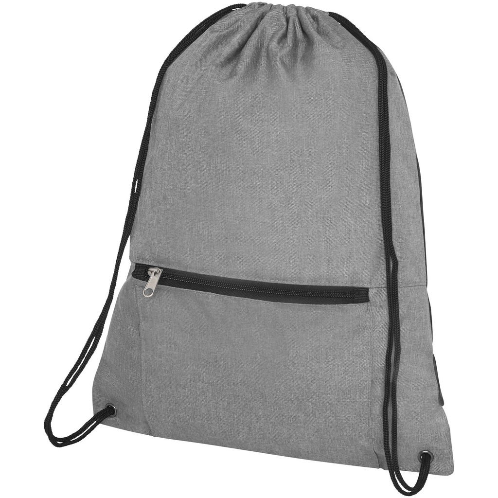 Рюкзак складаний на шнурках Hoss, колір вересковий,  середньо-сірий