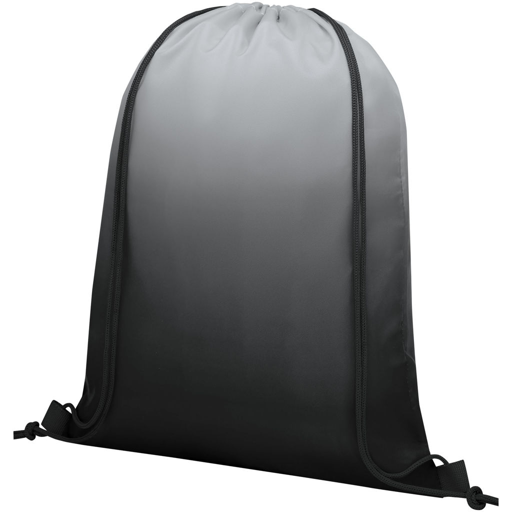 Рюкзак сітчастий на шнурках Oriole, колір суцільний чорний