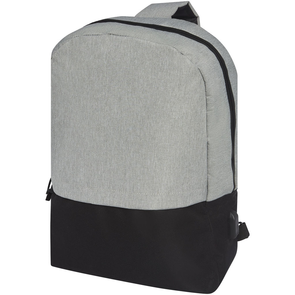 Рюкзак для ноутбука Mono , цвет серый, сплошной черный