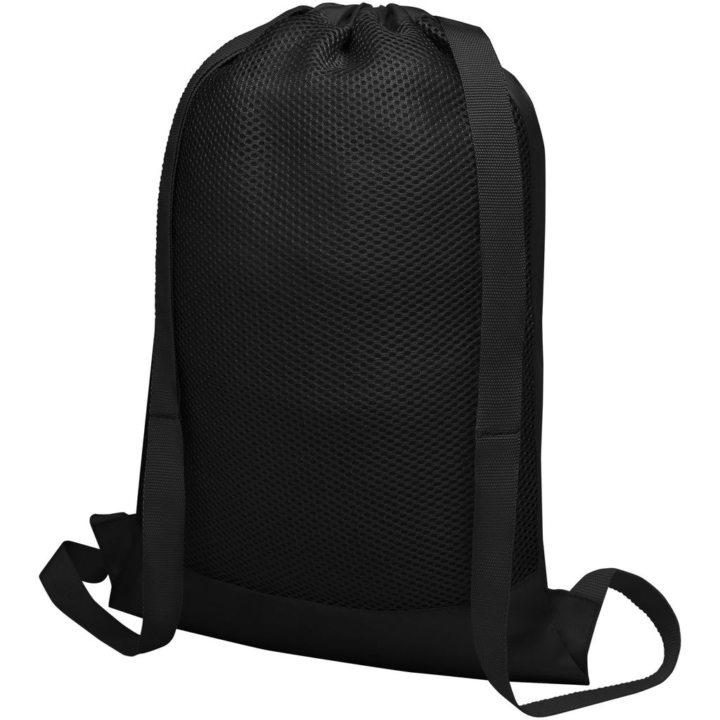Рюкзак на шнурках cітчастий Nadi, колір суцільний чорний