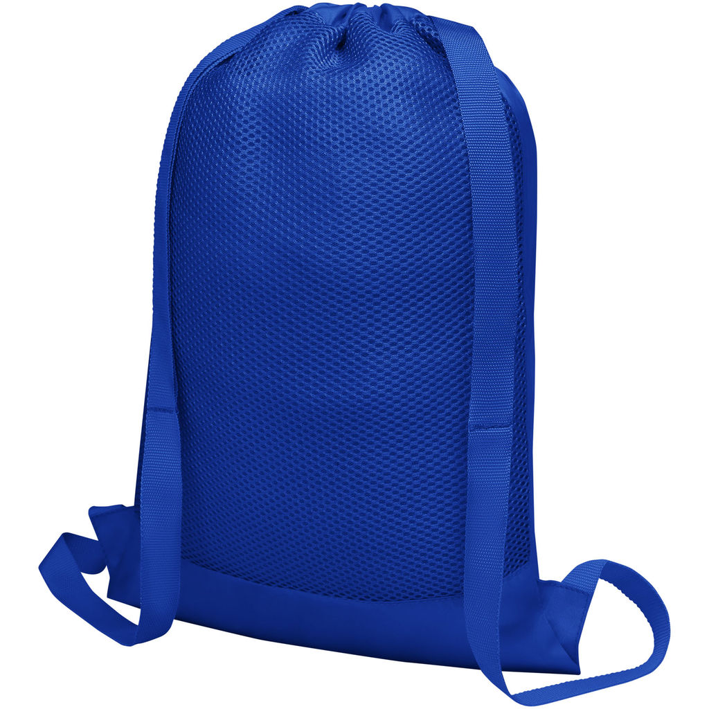 Рюкзак на шнурках cітчастий Nadi, колір яскраво-синій
