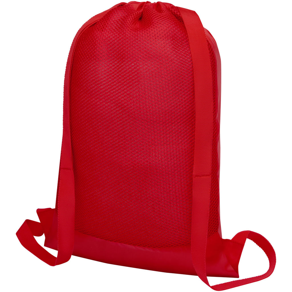 Рюкзак на шнурках cітчастий Nadi, колір червоний