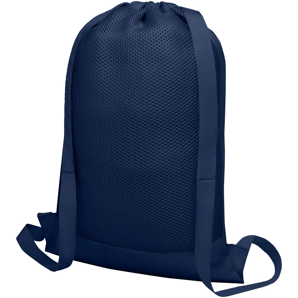 Рюкзак на шнурках cітчастий Nadi, колір темно-синій