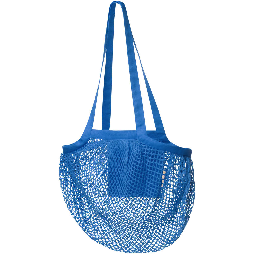 Еко-сумка GOTS Pune, колір технологічно-синій