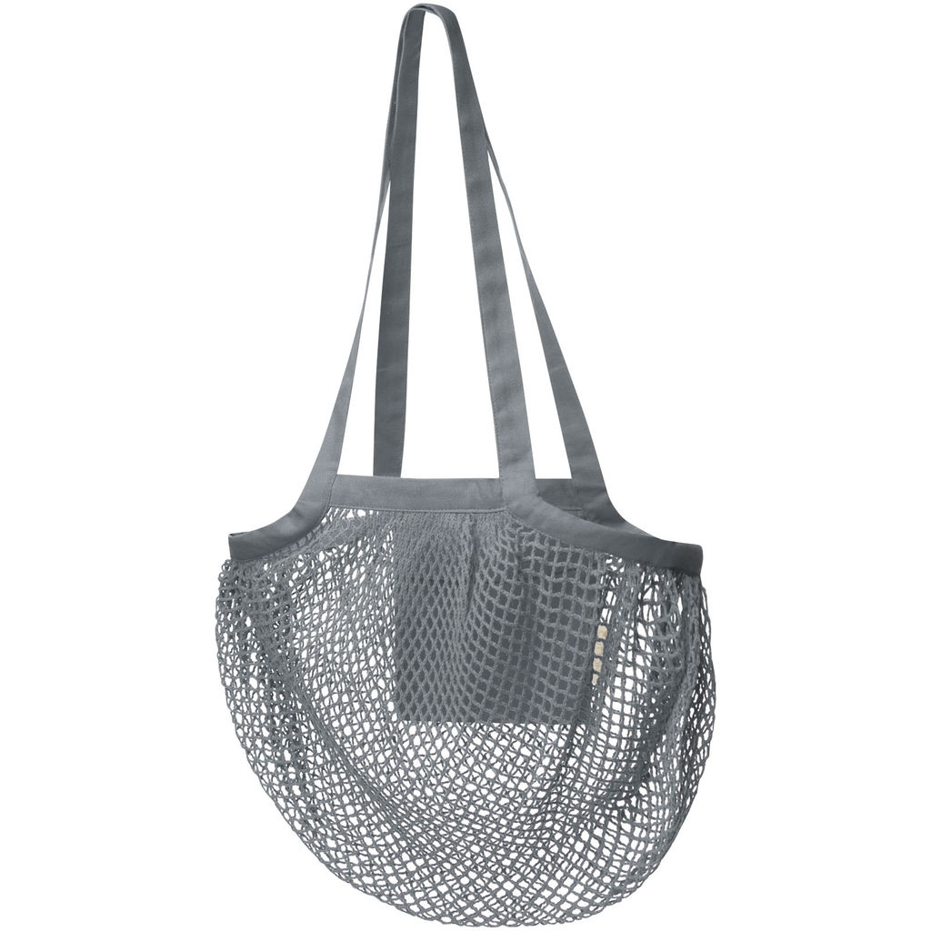 Эко-сумка GOTS Pune, цвет серый