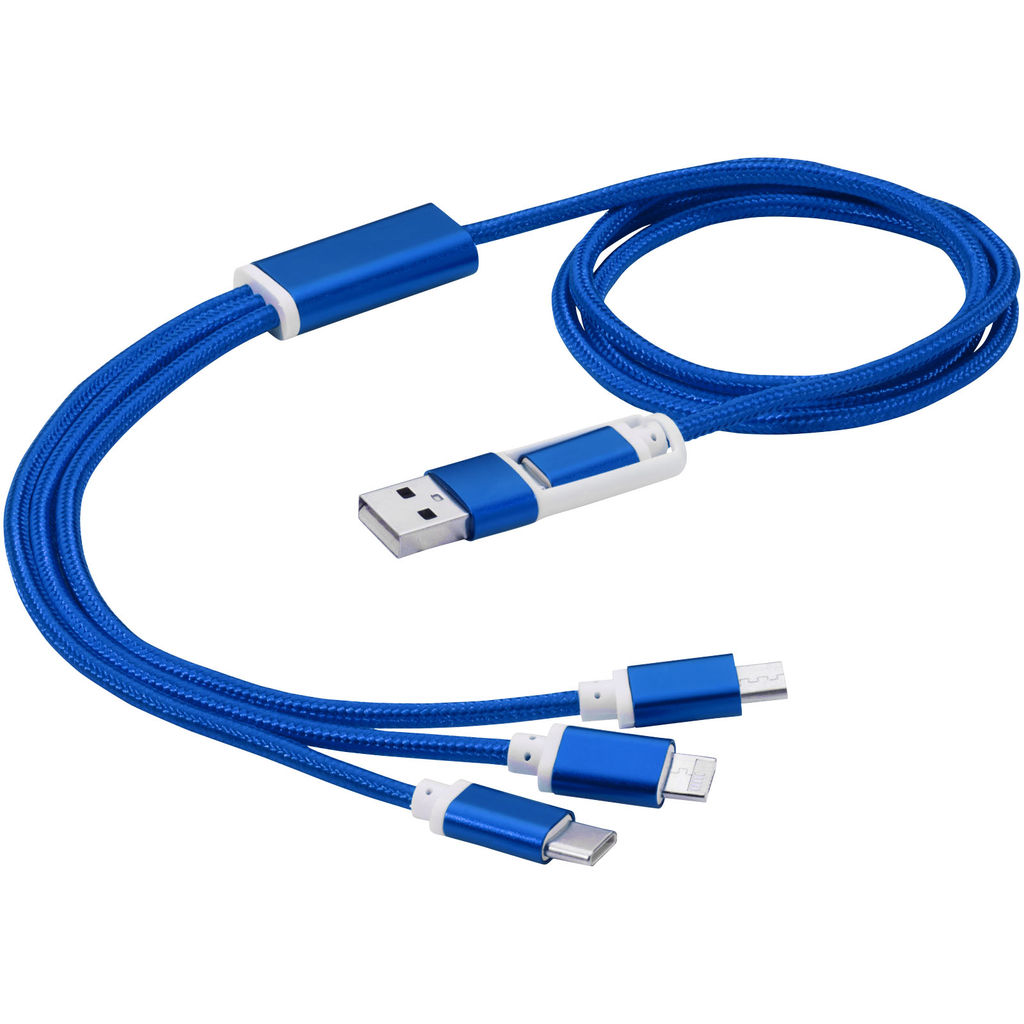 Зарядний кабель, колір яскраво-синій