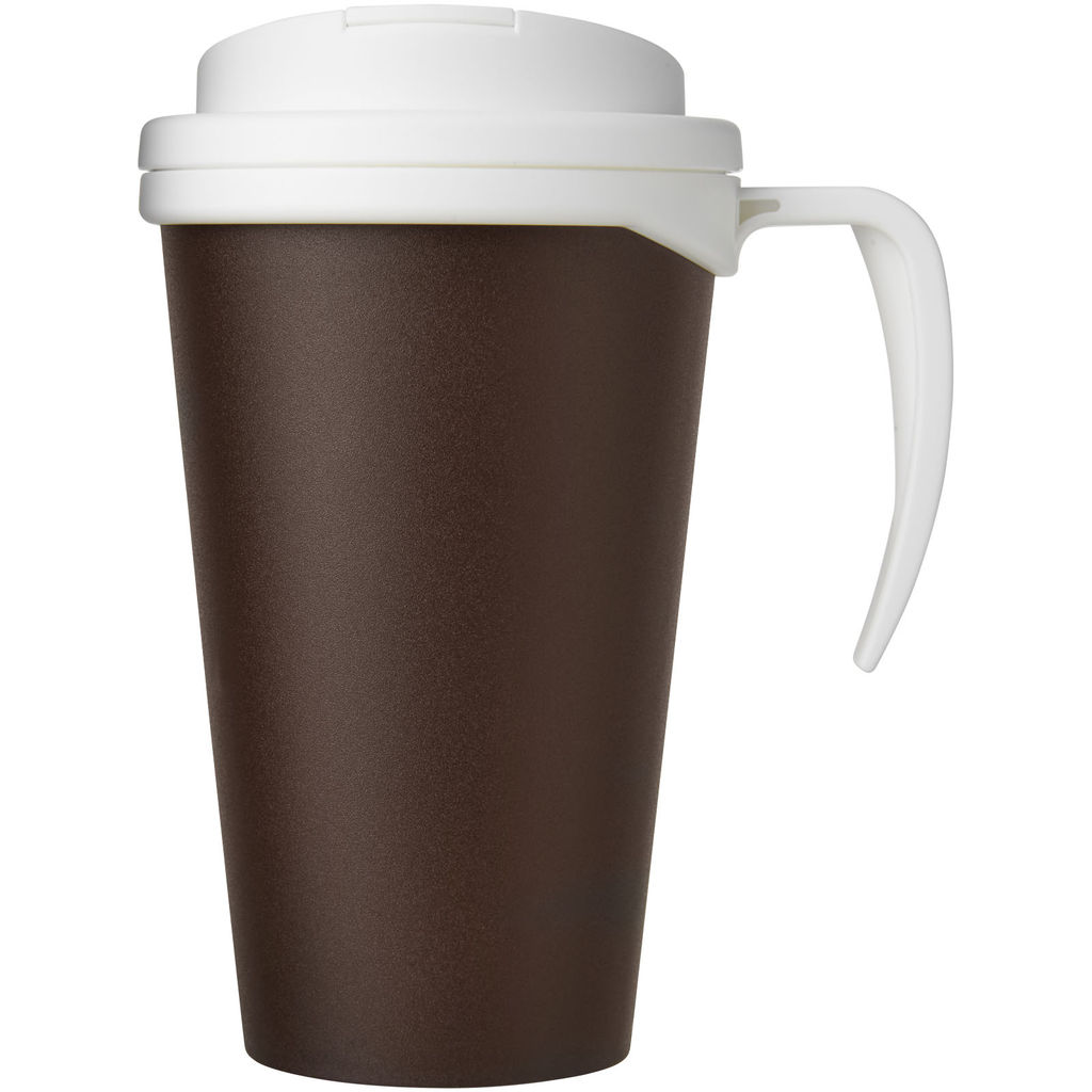 Кружка Americano Grande, колір коричневий, білий - 21042115- Фото №3