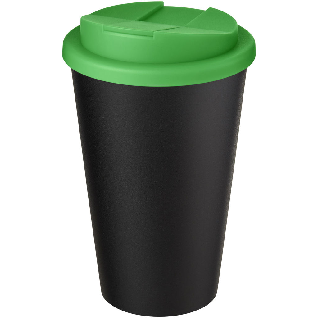 Кружка Americano Eco, колір зелений, суцільний чорний