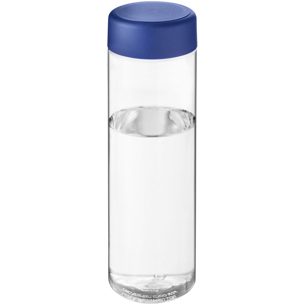 Пляшка для води H2O Vibe, колір прозорий, синій