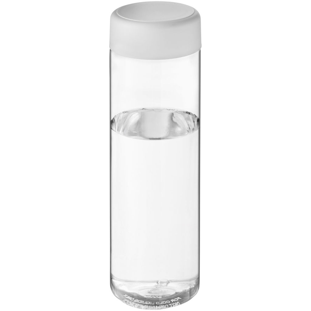 Пляшка для води H2O Vibe, колір прозорий, білий