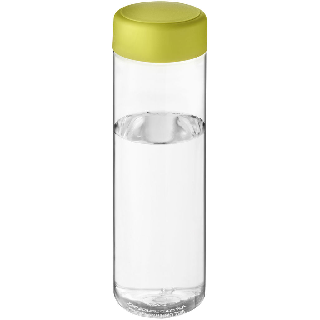 Пляшка для води H2O Vibe, колір прозорий, лайм