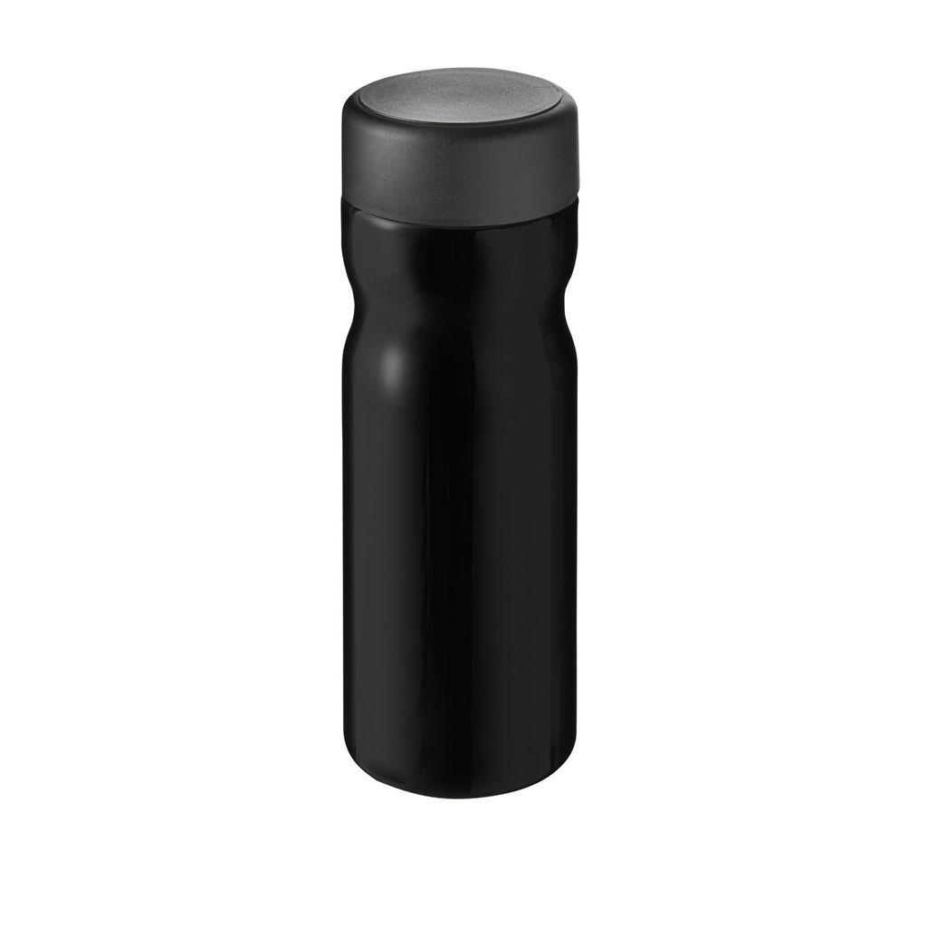 Пляшка для води H2O Base, колір суцільний чорний