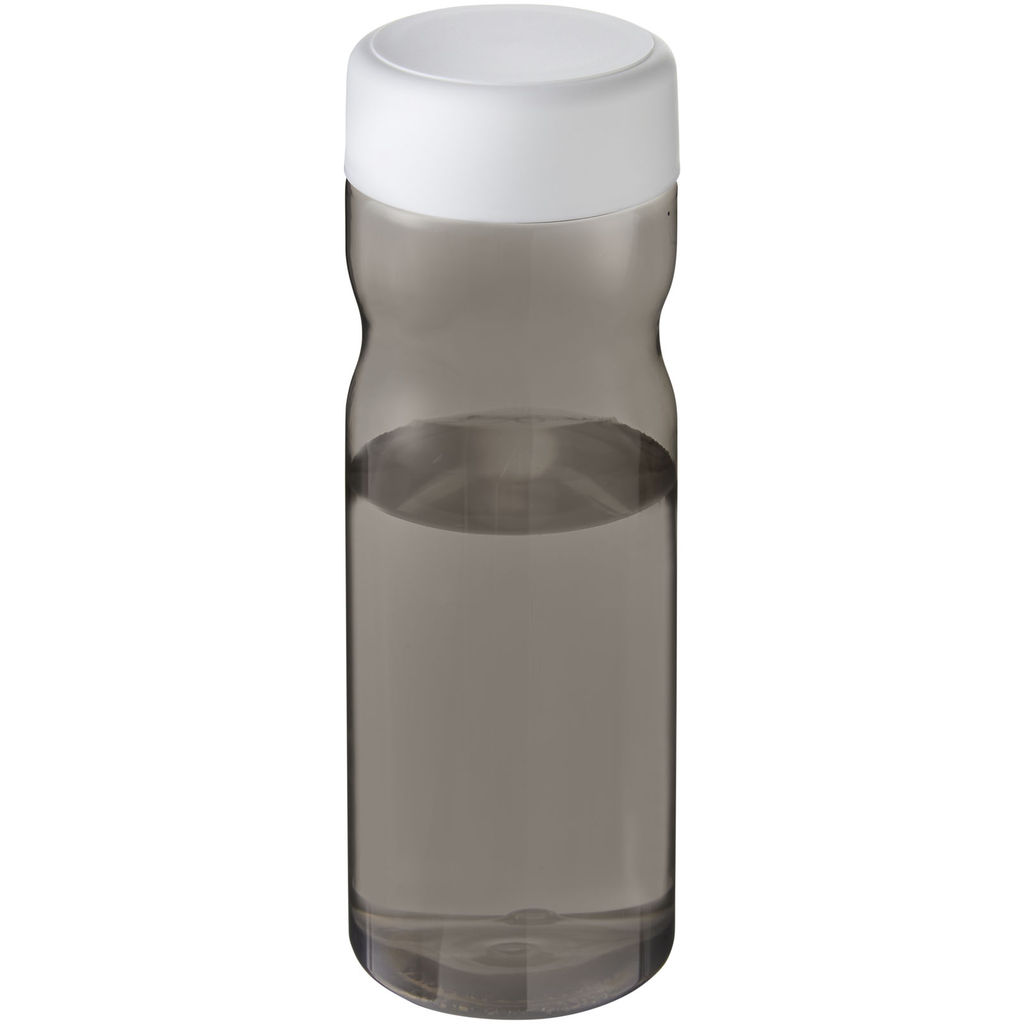 Пляшка для води H2O Base, колір темно-сірий, білий