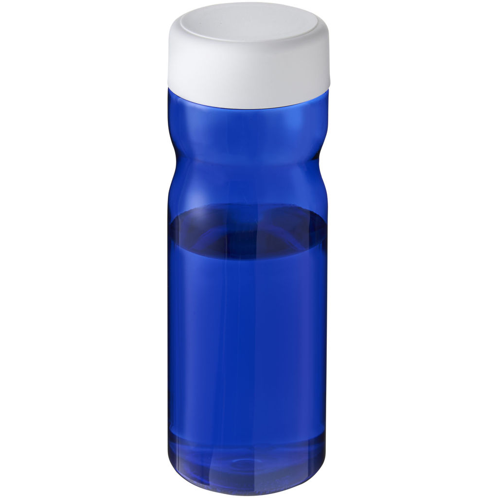 Пляшка для води H2O Base, колір синій, білий