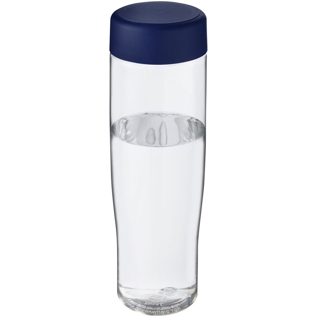 Пляшка для води H2O Tempo, колір прозорий, синій