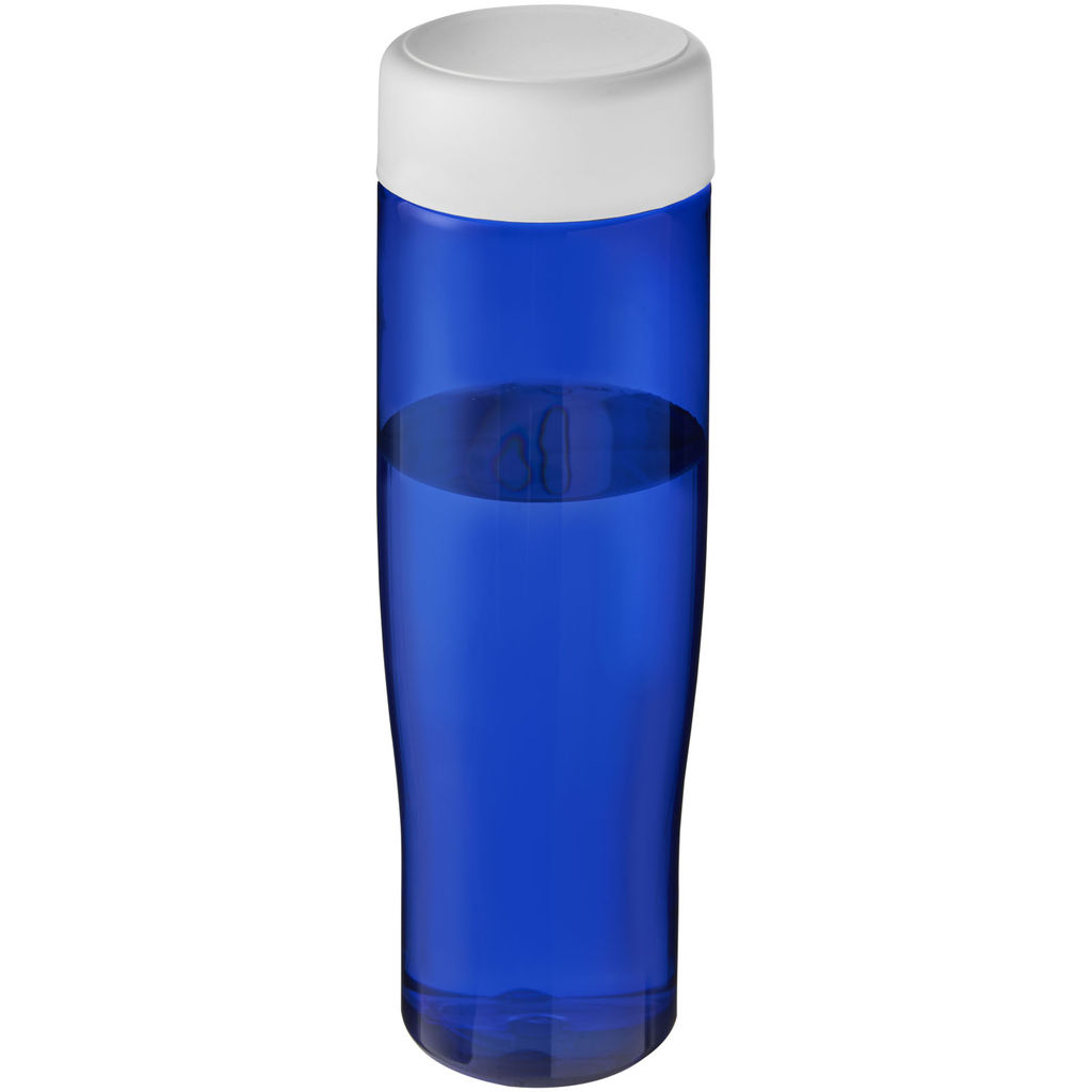 Пляшка для води H2O Tempo, колір синій, білий
