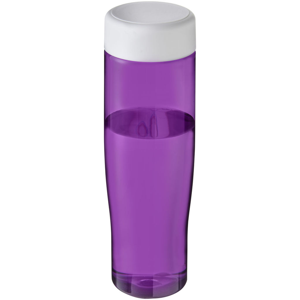 Бутылка для воды H2O Tempo , цвет пурпурный, белый