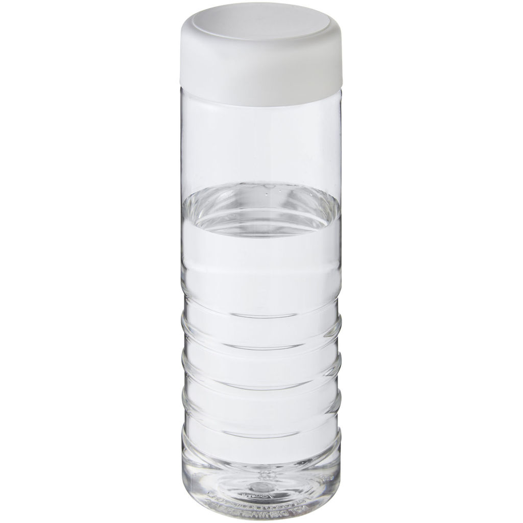 Пляшка для водиH2O Treble, колір прозорий, білий