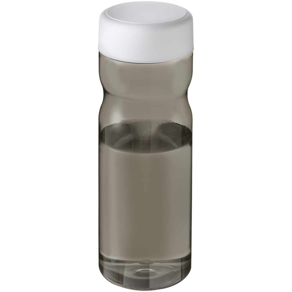 Бутылка для воды H2O Eco Base, цвет темно-серый, белый