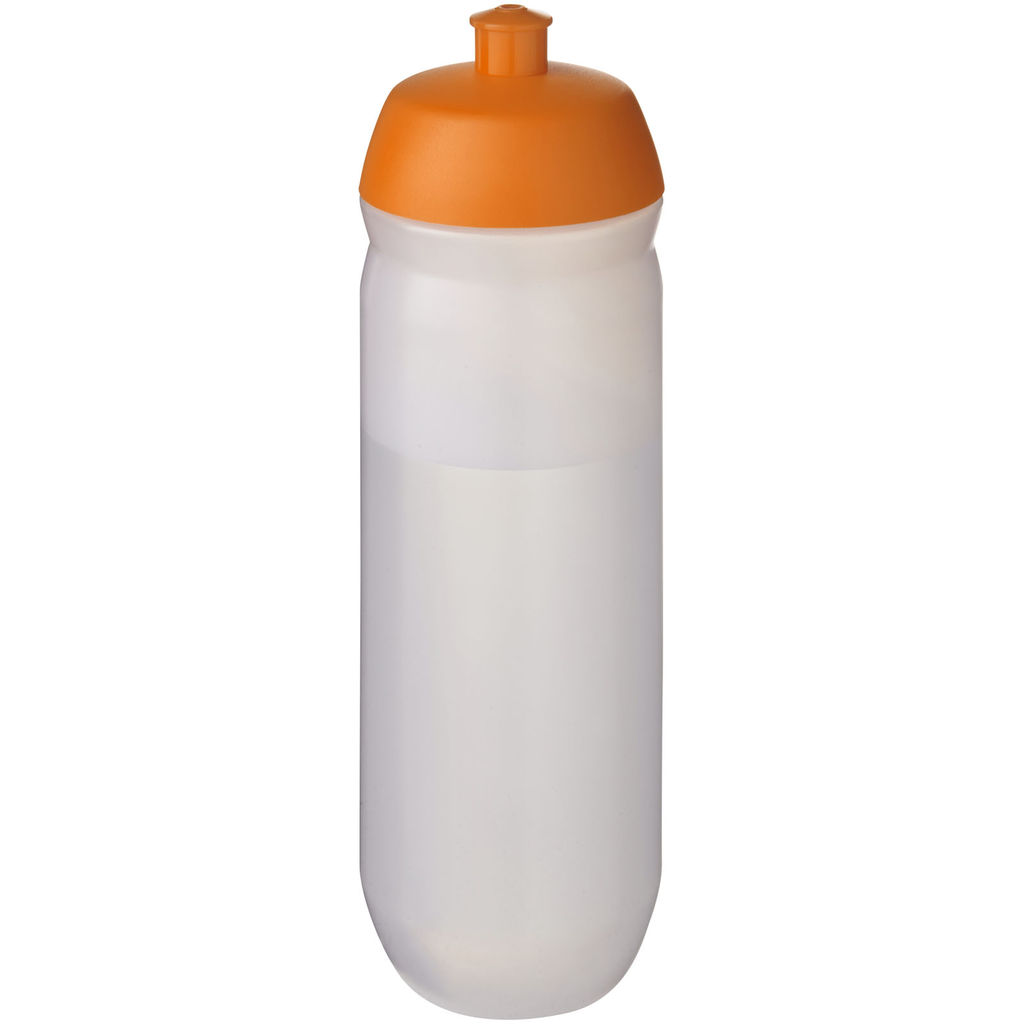 Пляшка спортивна HydroFlex Clear, колір помаранчевий, матовий clear