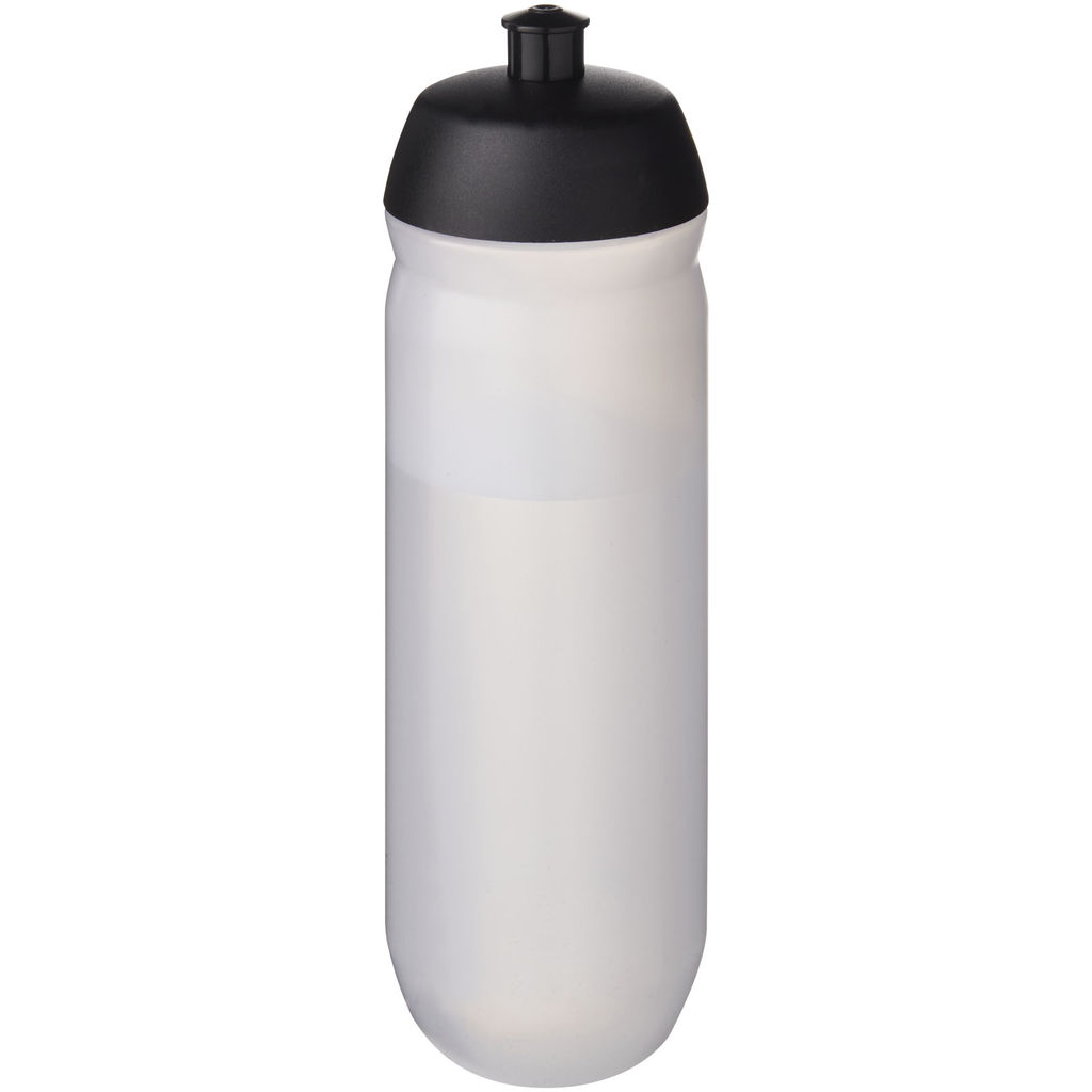Бутылка спортивная HydroFlex Clear, цвет сплошной черный, матовый clear