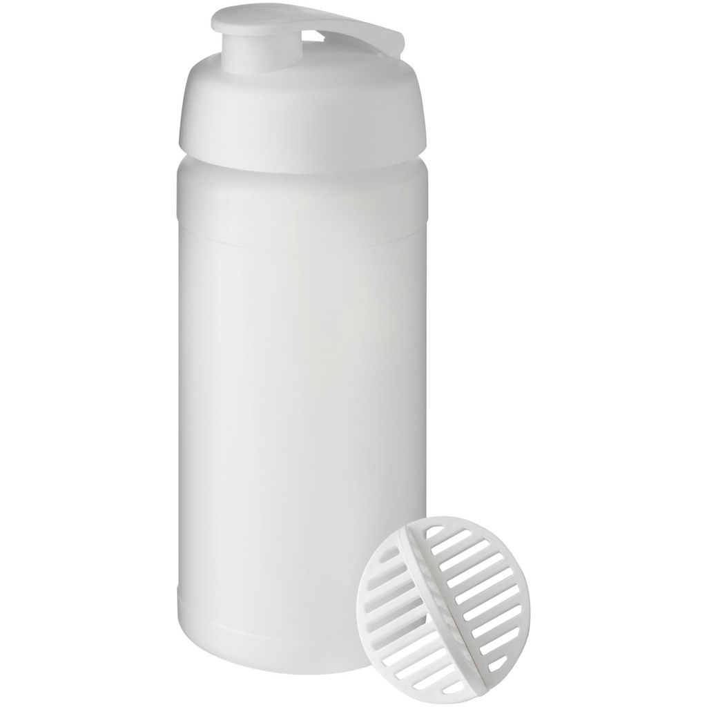 Бутылка спортивная-шейкер Baseline Plus , цвет белый, матовый clear